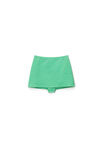 alexander wang mini skirt in textured jacquard jersey mint julep