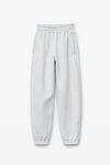 alexander wang 发泡彩胶徽标装饰毛圈布运动裤 light heather grey