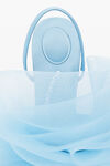 alexander wang pom 105 slingback in mesh/satin celestial blue