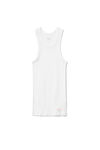 Tank in Ribbed Cotton Jersey