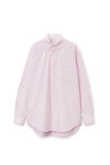 Alexander Wang light pink cotton oxford oversize shirt