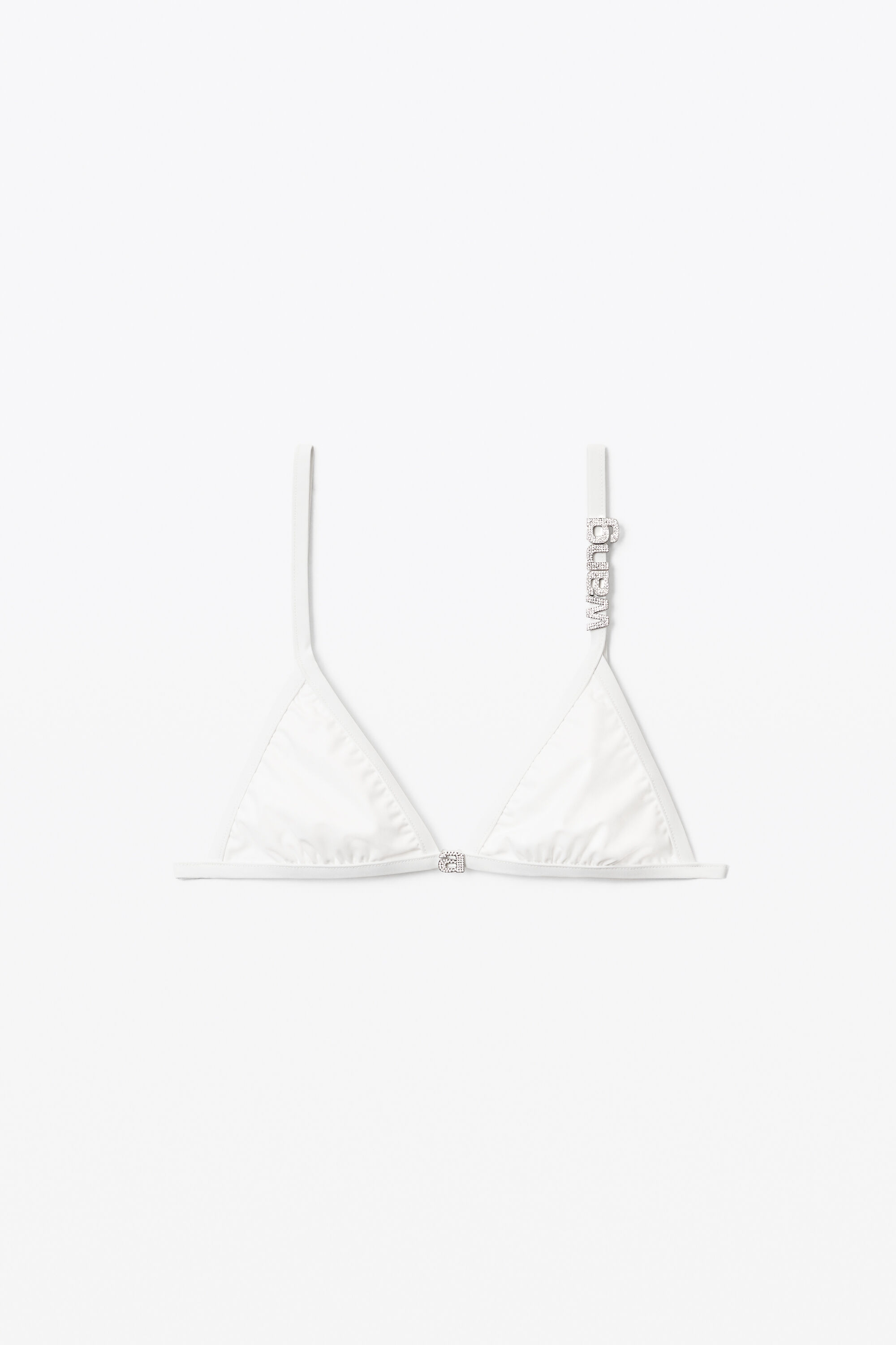 alexanderwang CRYSTAL LOGO BIKINI TOP 