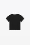 alexander wang essential 平纹针织布短袖 t 恤 black