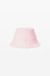 Alexander Wang light pink unisex distressed logo bucket hat