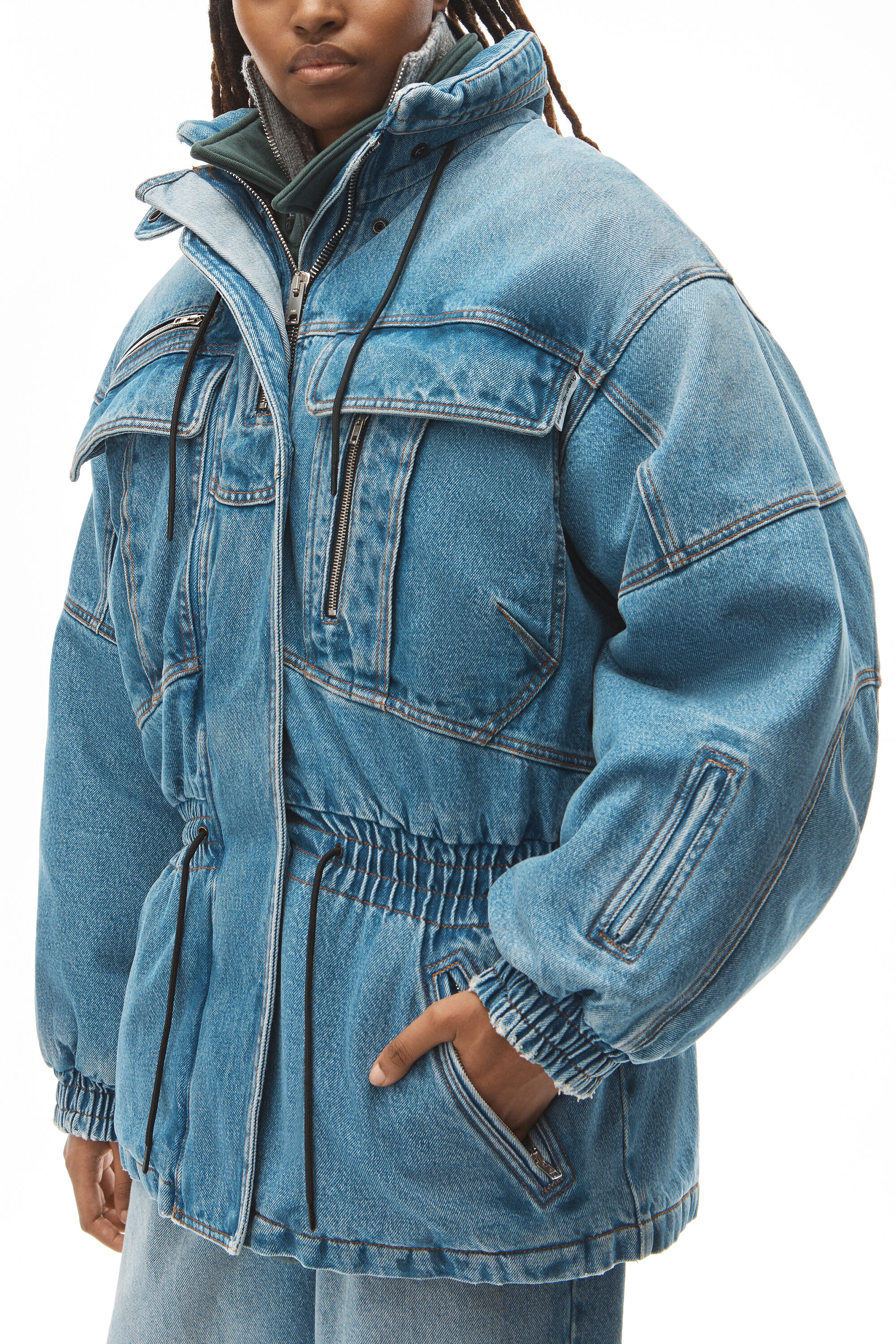 alexander wang denim jacket