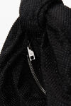 alexander wang mini hobo in crystal satin black