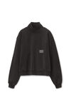 Alexander Wang acid black 密绒高领套头衫