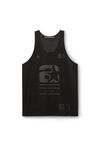 alexander wang star tank in athletic mesh black