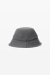 Alexander Wang washed asphalt 做旧徽标装饰渔夫帽