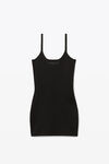 alexander wang 弹力粘胶纤维针织背心式连衣裙 black