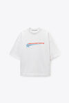 Alexander Wang white unisex white star graphic tee