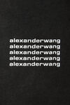 alexander wang long-sleeve tee in acid wash jersey acid black