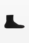Alexander Wang black black felix bootie with faux fur lining
