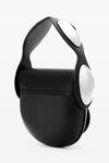 alexander wang 皮革圆顶迷你包 black