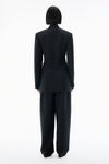 Alexander Wang black black wool mohair blazer dress