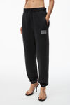 alexander wang 密绒运动裤 acid black