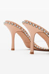 alexander wang nova 85 slides in pvc peachy nude