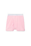 alexander wang boxer brief in ribbed jersey light pink