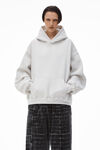 Alexander Wang vintage heather grey 密绒连帽衫