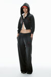 Alexander Wang sunfade black 徽标装饰加大款运动裤