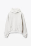 Alexander Wang vintage heather grey 密绒连帽衫
