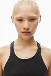 Alexander Wang washed black 罗纹棉经典工字背心