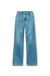 Alexander Wang vintage light indigo logo-embossed balloon jeans