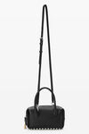 Alexander Wang black roux 黑色皮革小号手柄包