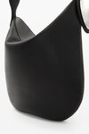 alexander wang 皮革新月包 black