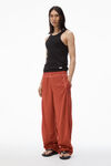 Alexander Wang washed red 网眼针织运动长裤