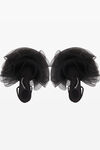 alexander wang pom 105 slingback in mesh/satin black