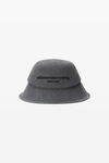 Alexander Wang washed asphalt 做旧徽标装饰渔夫帽