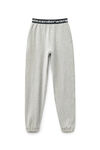 alexander wang 弹力灯芯绒慢跑长裤 heather grey