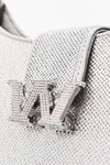 alexander wang w legacy small hobo in diamante satin alloy