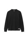 alexander wang 中性款棉质保暖华夫格长袖衫  black