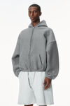 Alexander Wang sidewalk star zip up hoodie in dense fleece