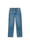 Alexander Wang vintage light indigo 高腰烟管牛仔裤