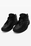 alexander wang aw hoop sneaker in leather black