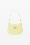 alexander wang w legacy small hobo in pvc lemon drop