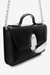 alexander wang 皮革圆顶手提包 black