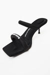 alexander wang jessie nylon low sandal black