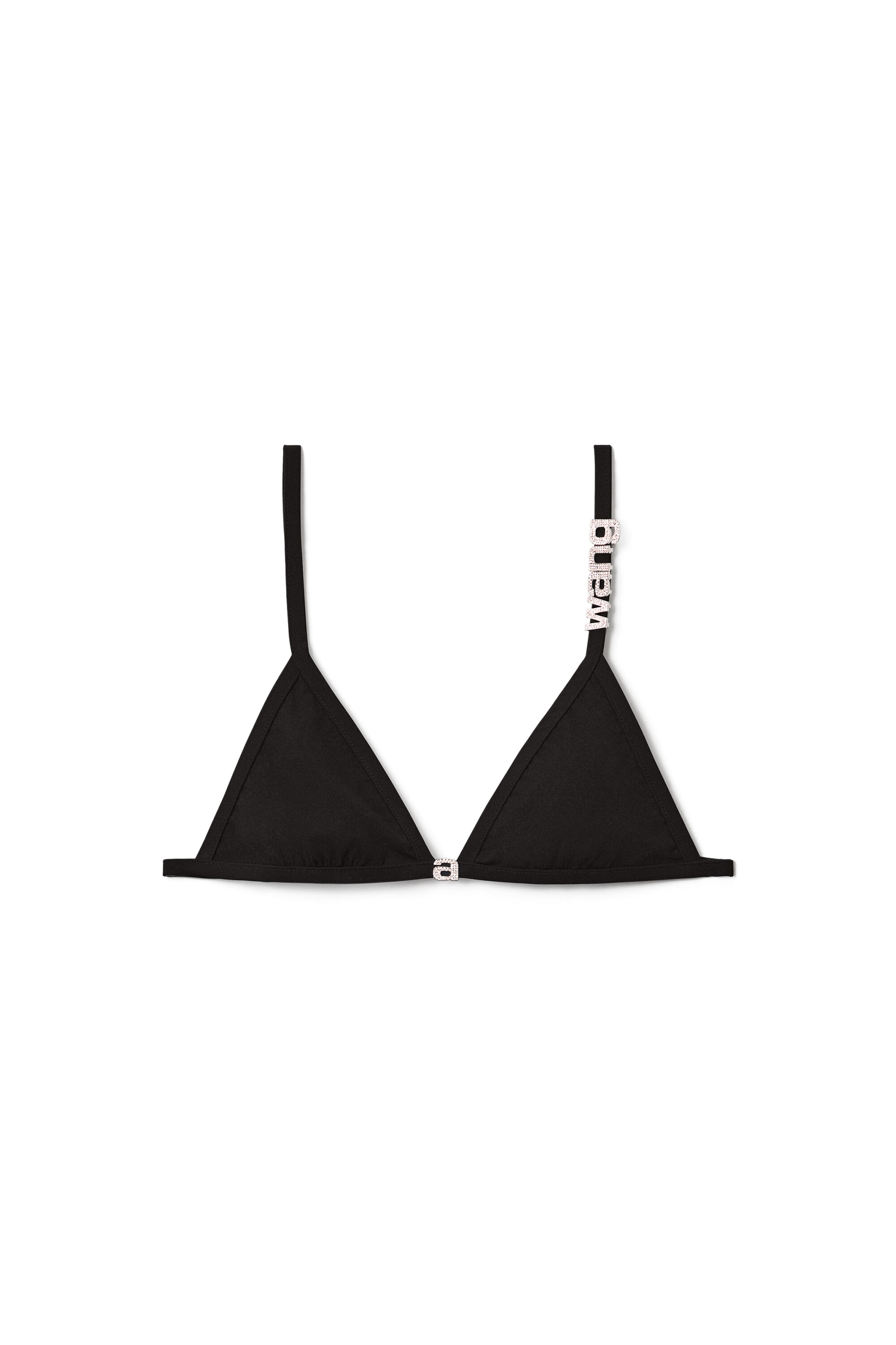alexanderwang CRYSTAL LOGO BIKINI TOP 