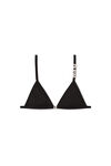 alexander wang crystal logo bikini top  black
