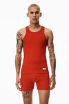alexander wang 罗纹棉背心 red
