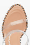 alexander wang nova 85 slides in pvc peachy nude
