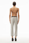 alexander wang 弹力灯芯绒慢跑长裤 heather grey