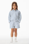 alexander wang 密织棉质经典平角短裤 xenon blue