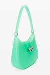 alexander wang w legacy small hobo in pvc mint julep