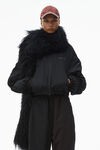 Alexander Wang black 褶饰运动长裤