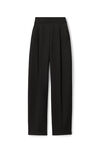 Alexander Wang black 徽标腰带高腰长裤